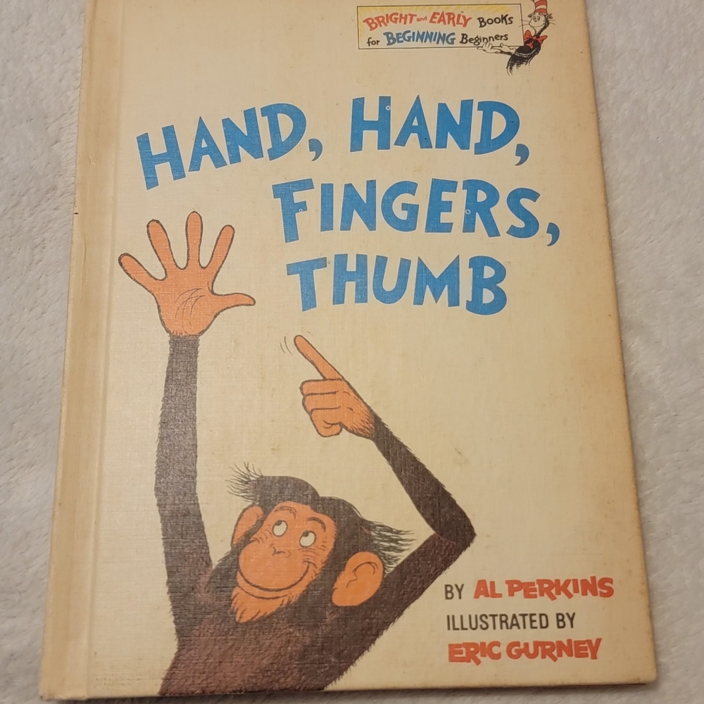 Dr. Seuss Hand, Hand, Fingers, Thumb Book 1969